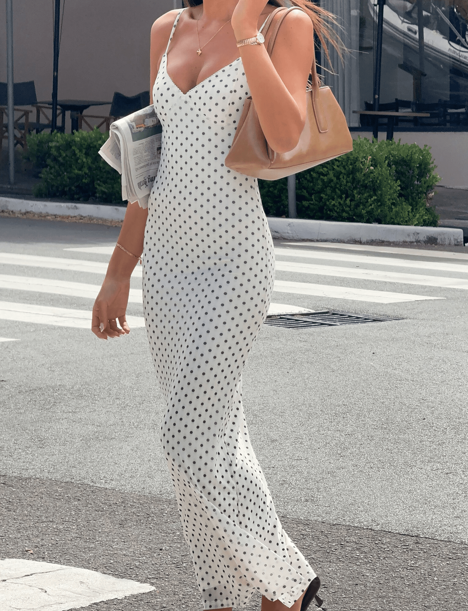 JULIANNA MAXI DRESS - POLKA DOT